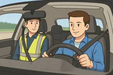 Behind the wheel training Behind the wheel training