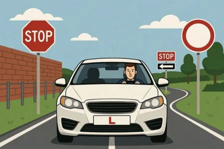 No Road-sign following No Road-sign following