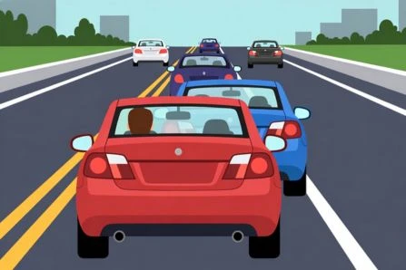 Keeping too short distances Keeping too short distances